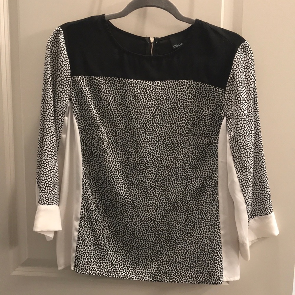 Cynthia Rowley 3/4 sleeve Blouse